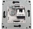 Розетка двойная ТВ + компьютерная Systeme Electric ArtGallery Сталь RJ45, кат. 5Е GAL000989 5