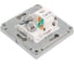 Розетка двойная ТВ + компьютерная Systeme Electric ArtGallery Алюминий RJ45, кат. 5Е GAL000389 4