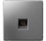 Розетка компьютерная Systeme Electric ArtGallery, RJ45, кат. 6A, механизм, Сталь GAL000986 1
