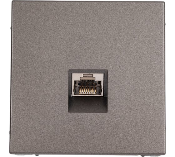 Розетка компьютерная Systeme Electric ArtGallery Мокко RJ45, кат. 6A, механизм GAL000686 1