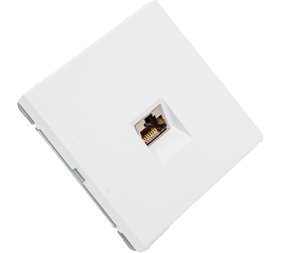 Розетка компьютерная Systeme Electric ArtGallery Белый RJ45, кат. 6A, механизм GAL000186