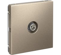 Розетка Systeme Electric ArtGallery Шампань TV Розетка проходная 4DB, механизм GAL000592