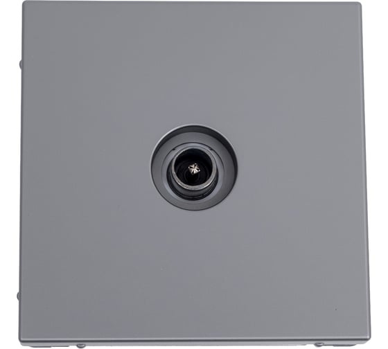 Розетка Systeme Electric ArtGallery Сталь TV Розетка оконечная 1DB, механизм GAL000991 1