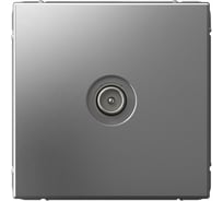 Розетка Systeme Electric ArtGallery Сталь TV Розетка проходная 4DB, механизм GAL000992