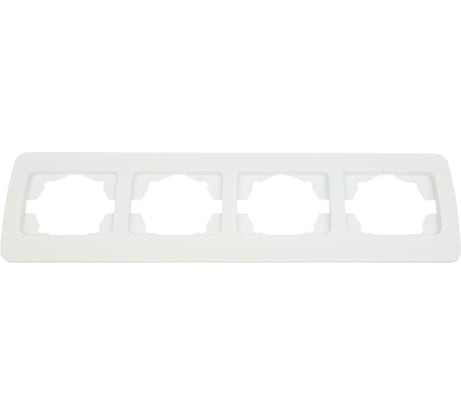 4-я рамка Elbi Jazz Матовый белый 508-006200-228