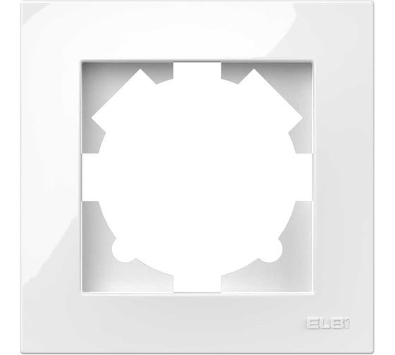 1-я рамка Elbi Vega Белоснежный 510-015600-271