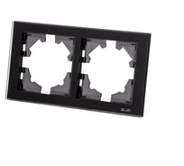 2-я рамка Elbi Arya Матовый Черный 511-023700-226