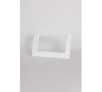 Рамка Elbi Zena Белоснежный для 2-й розетки с заземлением 608-015600-907