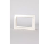 Рамка Elbi Zena Белый для 2-й розетки с заземлением 608-010200-907