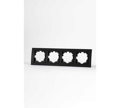 Рамка Elbi Zena Черный Матовый 4-я 500-014800-228