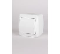 Выключатель одноклавишный ELBI Alsu 7 белый 504-010200-200