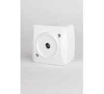 Розетка TV (проходная) Elbi Alsu белый 504-000200-224