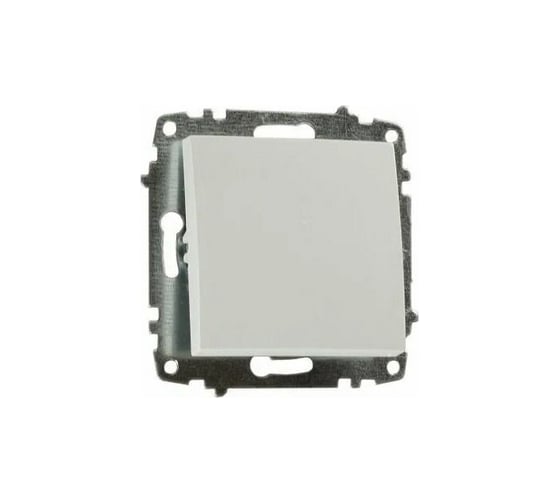 Выключатель одноклавишный Elbi Zena Vega белоснежный M+K 609-015600-200