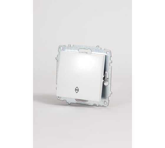 Переключатель Elbi Zena Vega белоснежный M+K 609-015600-209 1