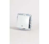 Переключатель проходной Elbi Zena Vega белоснежный M+K 609-015600-214
