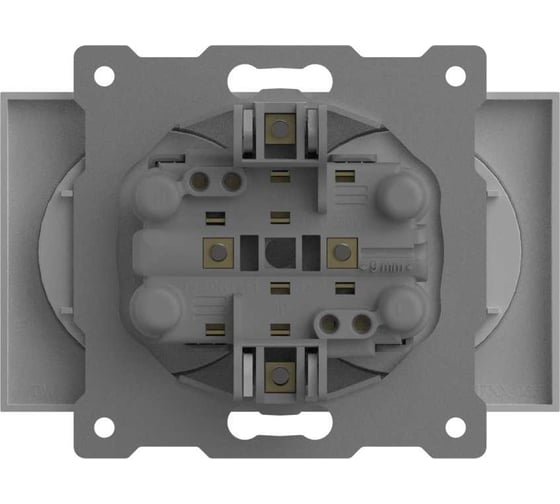 Розетка 2-я Elbi Zena Vega белоснежный без заземления M+K 609-015600-908