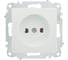 Розетка без заземления Elbi Zena Vega белоснежный M+K 609-015600-215 4