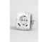 Розетка Elbi Zena Vega белоснежный с/з зарядка (Type C+USB) 5V 2400 mA 609-015600-334 1