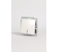 Выключатель одноклавишный Elbi Zena Vega белый с подсветкой M+K 609-010200-201