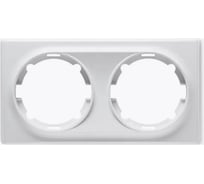 Комплект OneKeyElectro Рамка двойная, цвет белый (3шт.) 7702229