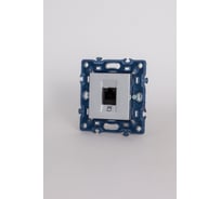 Компьютерная розетка Elbi Moda Vox Mex.(CAT 6) серый металлик 611-041032-247