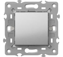 Выключатель Elbi Moda Vox M+K серый металлик 611-041031-200