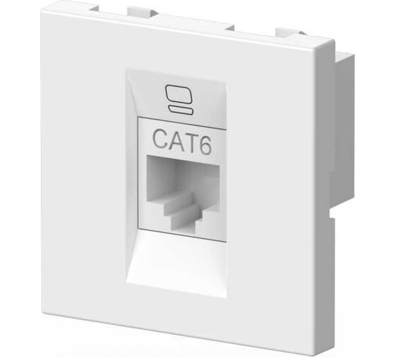 Компьютерная розетка Elbi Moda Vox (CAT 6) белый 611-040232-247 1