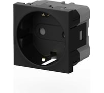 Розетка с защитой от детей Elbi Moda Vox M+K vantablack 611-044832-217