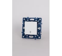 1-клавишный проходной выключатель Elbi Moda Vox Белый M+K 611-040231-209