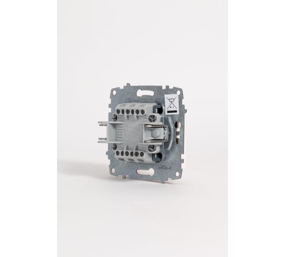 Переключатель Elbi Zena Vega белый с подсветкой M+K 609-010200-210