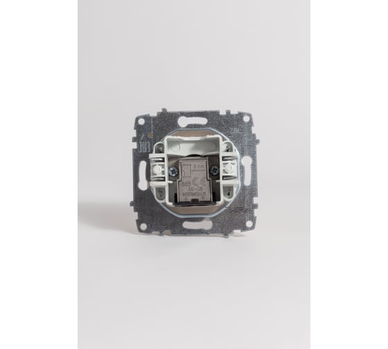 Розетка для TV с экраном (проходная) Elbi Zena Vega белый M+K 609-010200-272