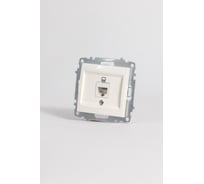 Розетка компьютерная (Cat 6) Elbi Zena Vega белый M+K 609-010200-247