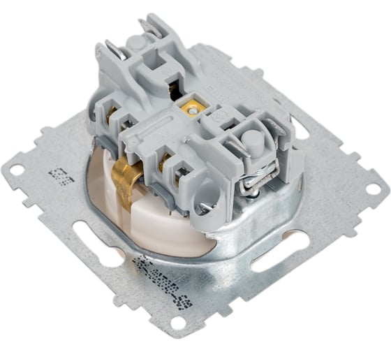Розетка с заземлением и защитой от детей Elbi Zena Vega белый M+K 609-010200-243