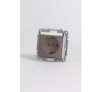 Розетка с крышкой и заземлением Elbi Zena Vega белый M+K 609-010200-218