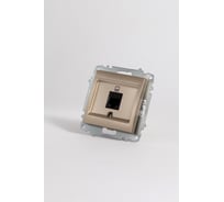 Розетка компьютерная Elbi Zena Vega Титан (Cat 6) M+K 609-011400-247