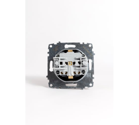 Розетка Elbi Zena Vega Черный Матовый с заземлением M+K 609-014800-217