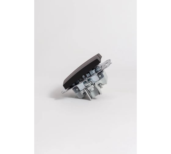Переключатель Elbi Zena Vega Черный Матовый двухклавишный M+K 609-014800-211