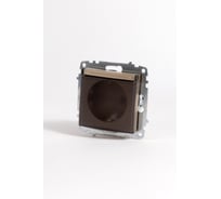 Розетка Elbi Zena Vega Титан с крышкой, заземлением и защитой от детей M+K 609-011400-219