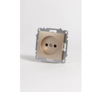 Розетка Elbi Zena Vega Титан без заземления M+K 609-011400-215