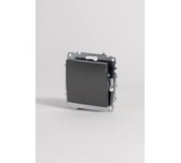 Выключатель одноклавишный Elbi Zena Vega дымчатый M+K 609-011100-200