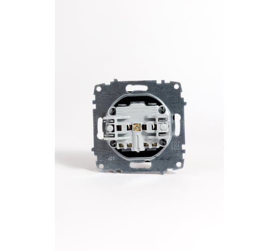 Розетка Elbi Zena Vega Черный Матовый без заземления M+K 609-014800-215
