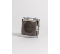 Розетка Elbi Zena Vega Титан с крышкой и заземлением M+K 609-011400-218