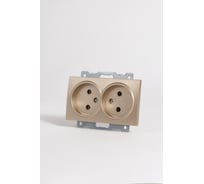 Розетка Elbi Zena Vega Титан 2-я без заземления M+K 609-011400-908