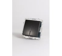 Переключатель с подсветкой Elbi Zena Vega дымчатый M+K 609-011100-210