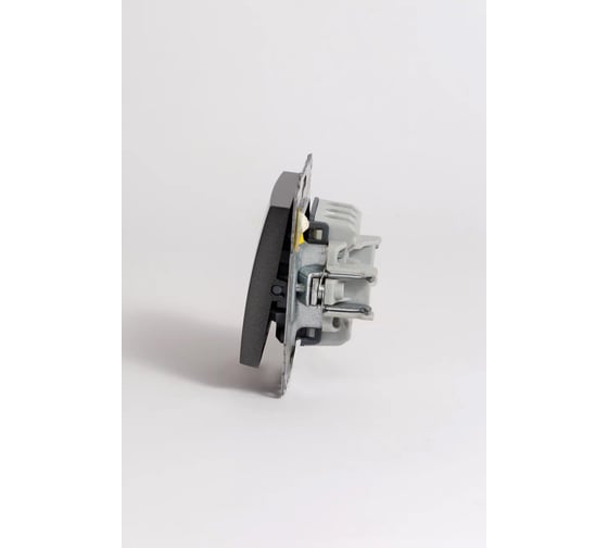 Переключатель с подсветкой Elbi Zena Vega дымчатый M+K 609-011100-210
