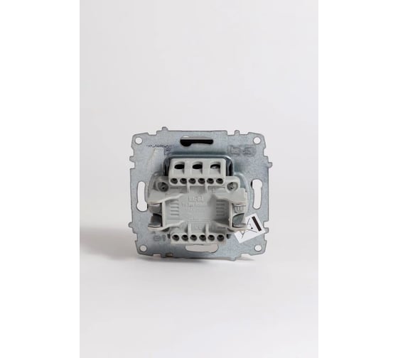 Переключатель с подсветкой Elbi Zena Vega дымчатый M+K 609-011100-210