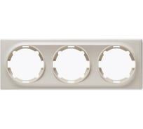 Комплект OneKeyElectro Рамка тройная, цвет бежевый (5шт.) 7702242