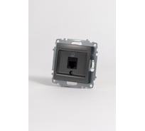 Розетка компьютерная (Cat 6) Elbi Zena Vega дымчатый M+K 609-011100-247