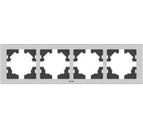 Рамка 4-я Elbi Arya серебро 511-021000-228