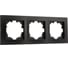 Рамка 3-местная Elbi Vega Черный Матовый 510-014800-227 2